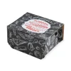 Cutii burger, din carton natur, cu autoformare, imprimate negru, roșu și alb