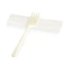 1-10.webp Set furculiță de unică folosință din plastic + șervețel