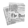 1-24.webp Colțare din hârtie albă, imprimată ziar, rezistent la grăsimi