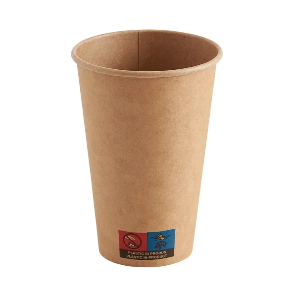 Pahare de unică folosință kraft, din carton