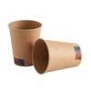 Pahare de unică folosință kraft, din carton