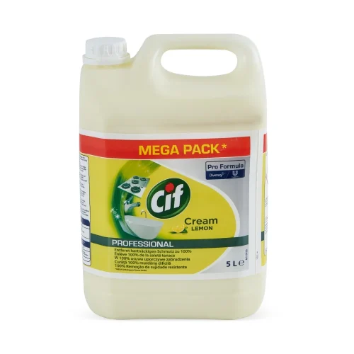 Cif Professional Cremă De Curăţat Non-Abrazivă Lemon 5L
