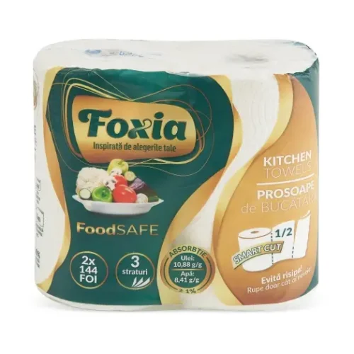 Tura_4-38.webp Role prosop din hârtie Foxia, 3 straturi, 23 m, 2 bucăți/set