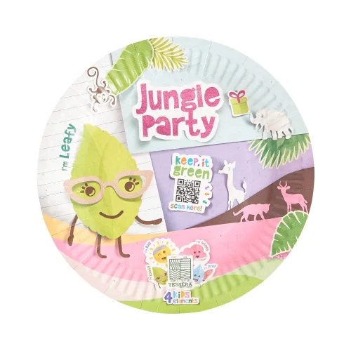 Farfurii din carton Jungle Party 4Kids