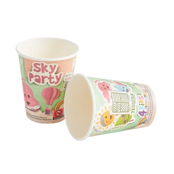 Pahare din carton Sky Party 4Kids